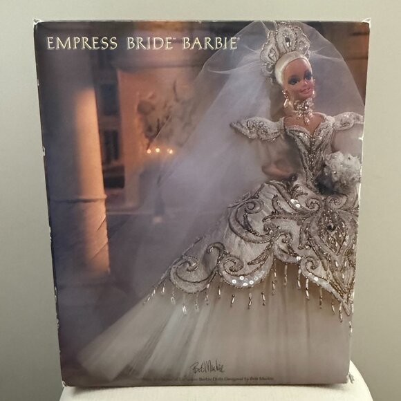 NIB 1992 Empress Bride Barbie by Bob Mackie Mattel #04247 - Picture 13 of 16